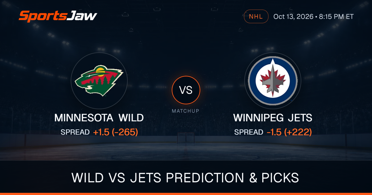 Minnesota Wild vs Winnipeg Jets Predictions Today 10/13/26
