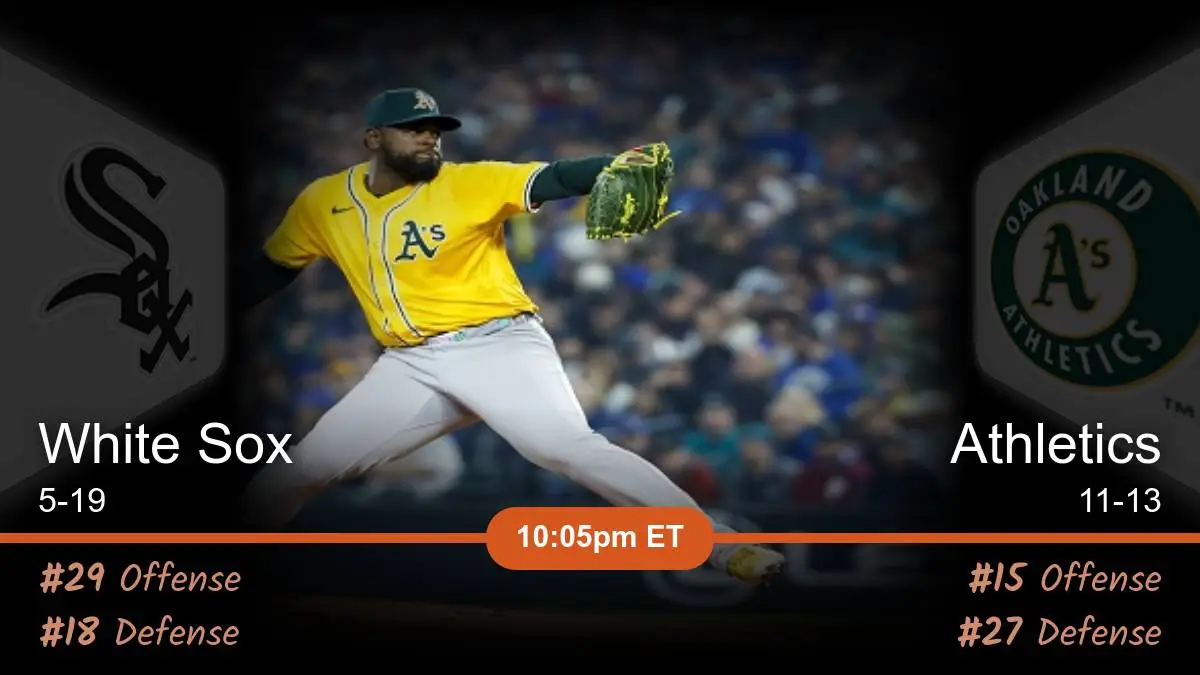 Chicago White Sox vs Oakland Athletics Prediction Chicago White Sox vs Oakland Athletics Prediction