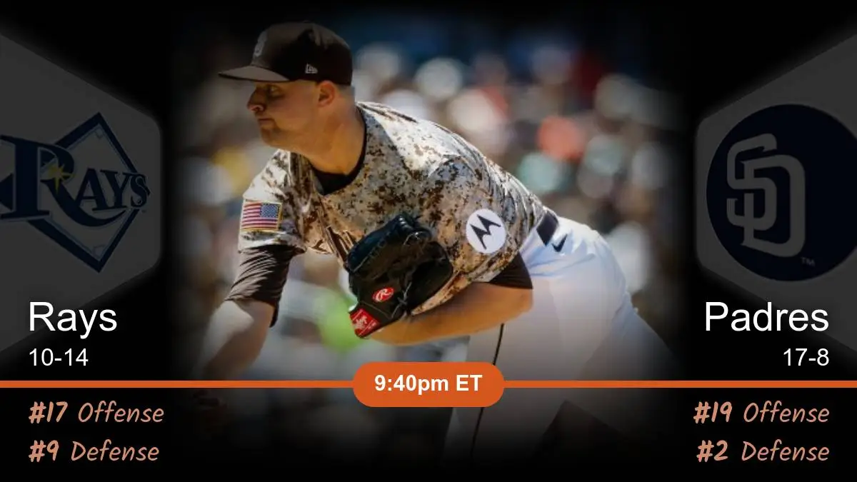 Tampa Bay Rays vs San Diego Padres Prediction Tampa Bay Rays vs San Diego Padres Prediction