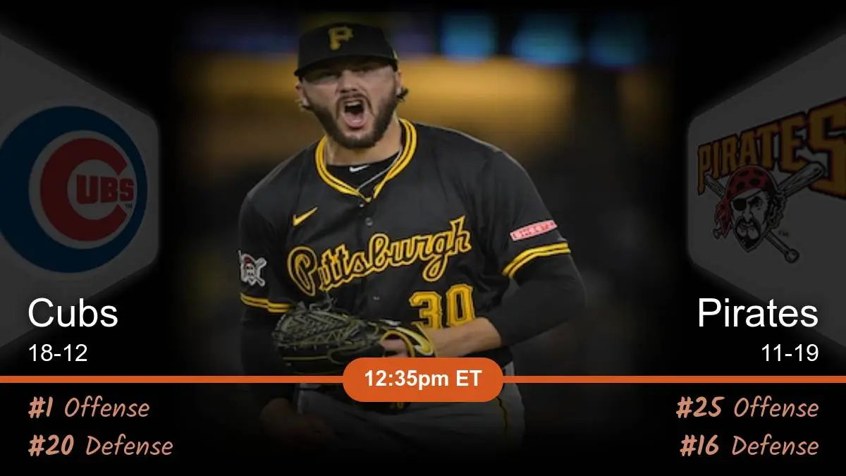 Chicago Cubs vs Pittsburgh Pirates Prediction Chicago Cubs vs Pittsburgh Pirates Prediction