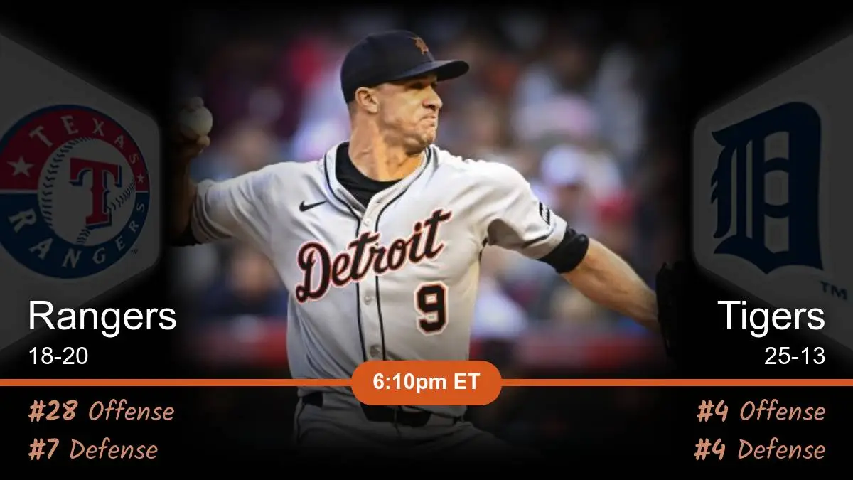 Texas Rangers vs Detroit Tigers Prediction Texas Rangers vs Detroit Tigers Prediction