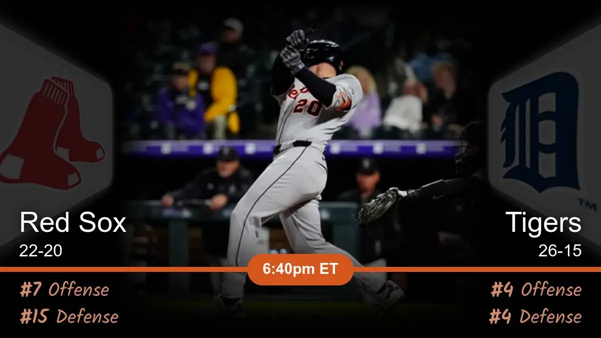 Boston Red Sox vs Detroit Tigers Prediction Boston Red Sox vs Detroit Tigers Prediction