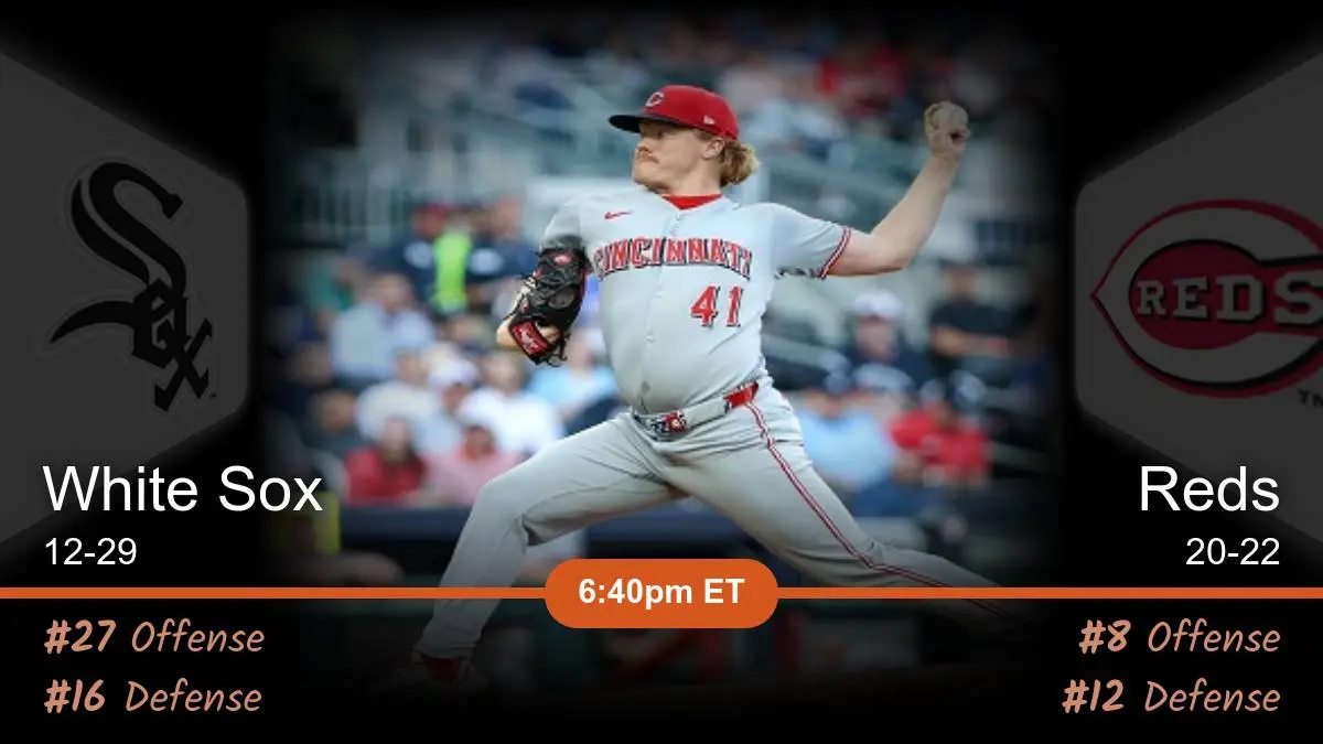 Chicago White Sox vs Cincinnati Reds Prediction Chicago White Sox vs Cincinnati Reds Prediction