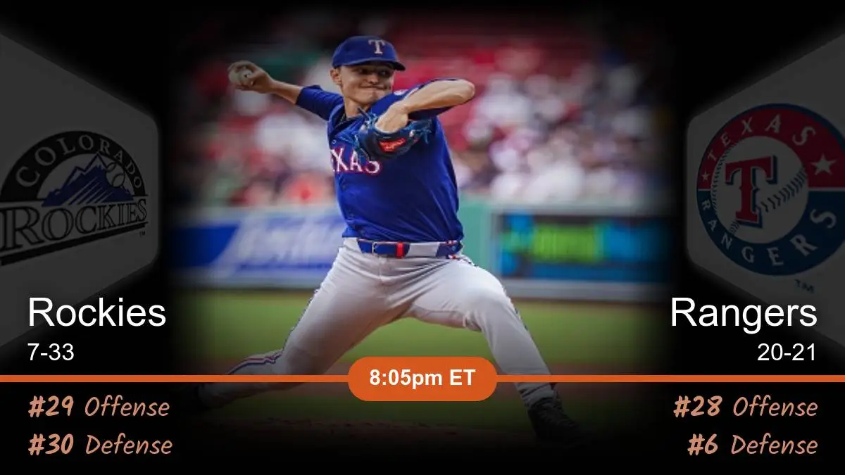 Colorado Rockies vs Texas Rangers Prediction Colorado Rockies vs Texas Rangers Prediction