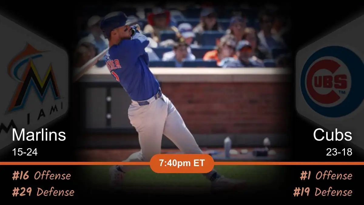 Miami Marlins vs Chicago Cubs Prediction Miami Marlins vs Chicago Cubs Prediction