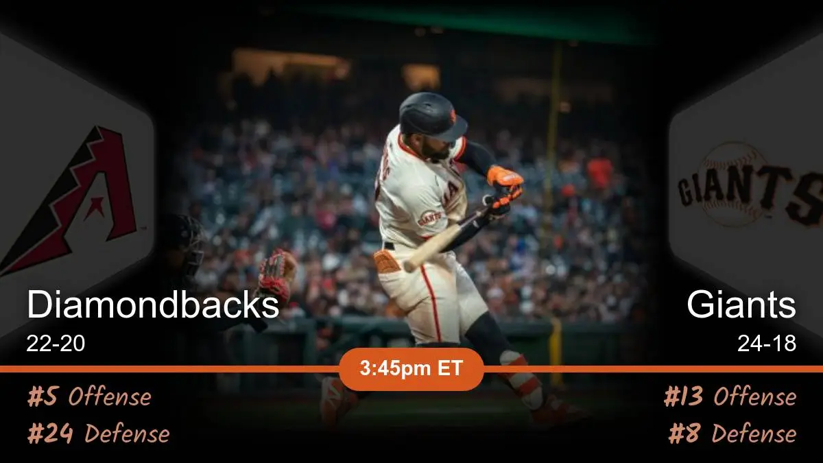 Arizona Diamondbacks vs San Francisco Giants Prediction Arizona Diamondbacks vs San Francisco Giants Prediction