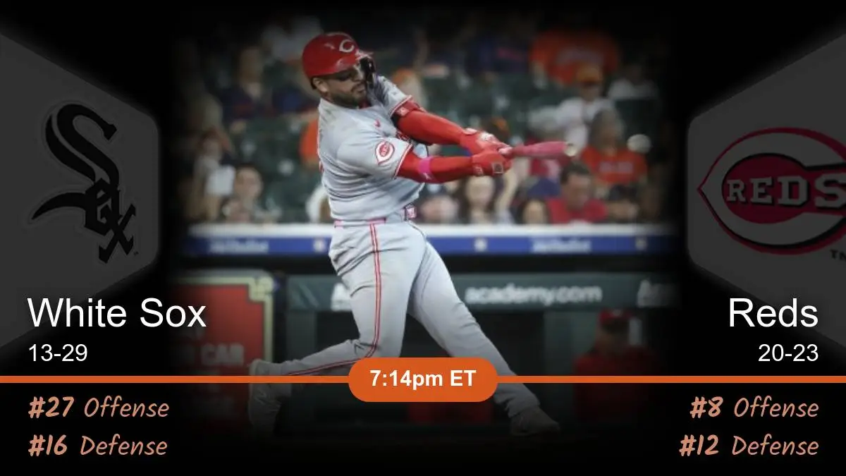 Chicago White Sox vs Cincinnati Reds Prediction Chicago White Sox vs Cincinnati Reds Prediction