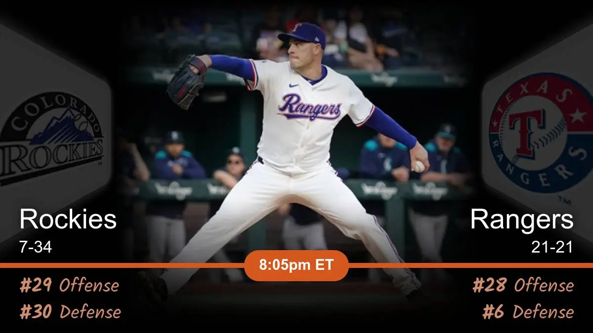 Colorado Rockies vs Texas Rangers Prediction Colorado Rockies vs Texas Rangers Prediction
