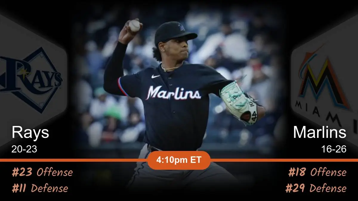 Tampa Bay Rays vs Miami Marlins Prediction Tampa Bay Rays vs Miami Marlins Prediction