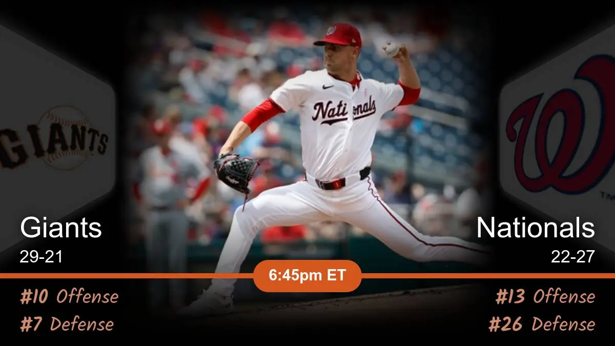 San Francisco Giants vs Washington Nationals Prediction San Francisco Giants vs Washington Nationals Prediction