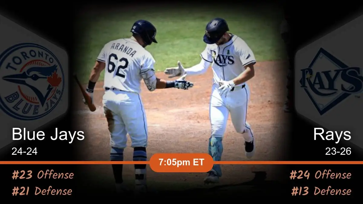 Toronto Blue Jays vs Tampa Bay Rays Prediction Toronto Blue Jays vs Tampa Bay Rays Prediction