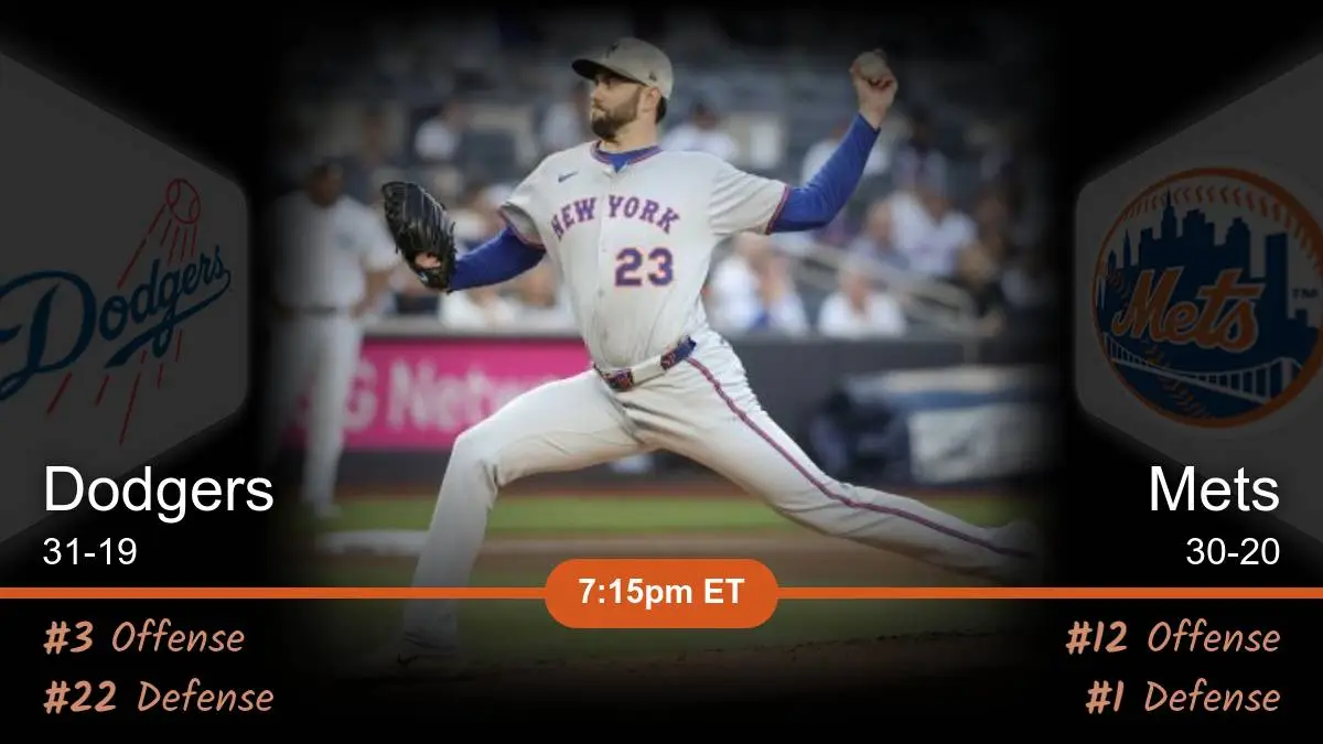 Los Angeles Dodgers vs New York Mets Prediction Los Angeles Dodgers vs New York Mets Prediction