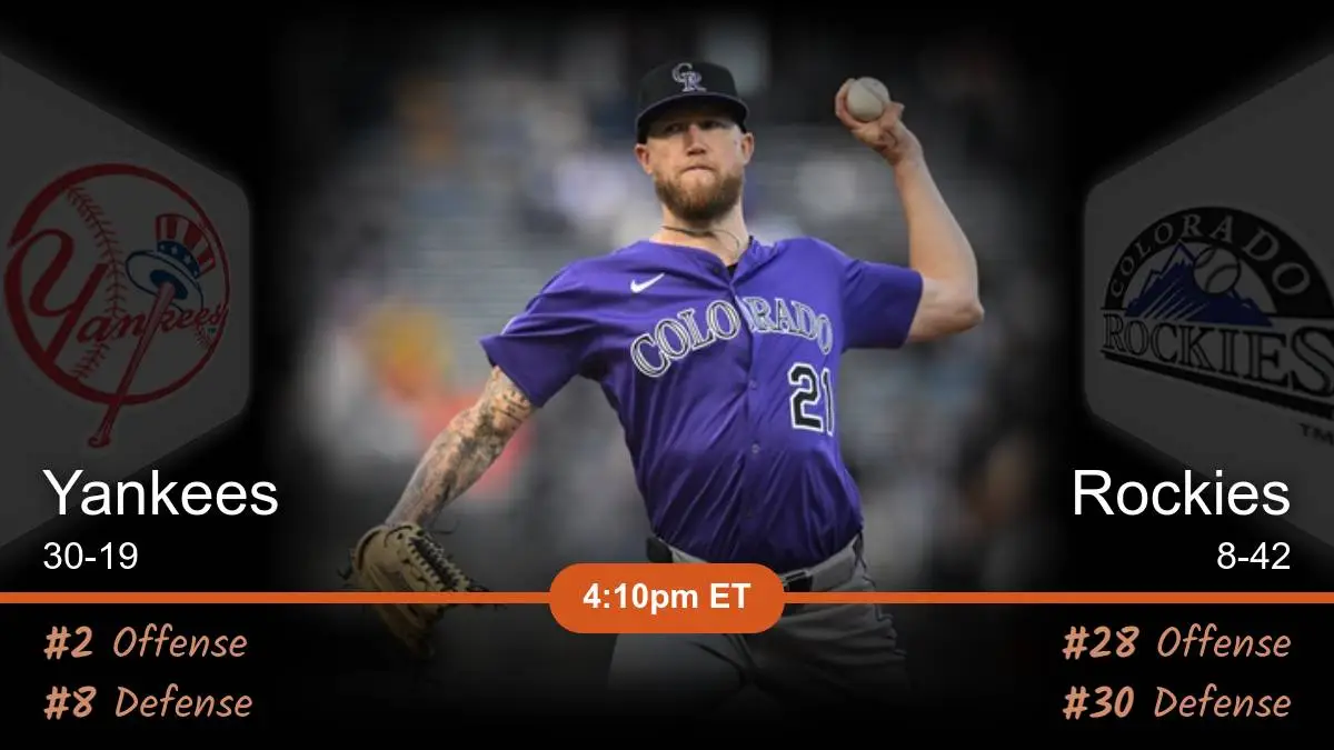 New York Yankees vs Colorado Rockies Prediction New York Yankees vs Colorado Rockies Prediction