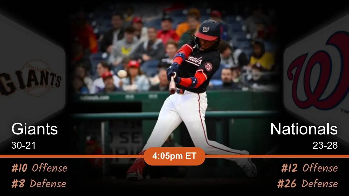 San Francisco Giants vs Washington Nationals Prediction San Francisco Giants vs Washington Nationals Prediction