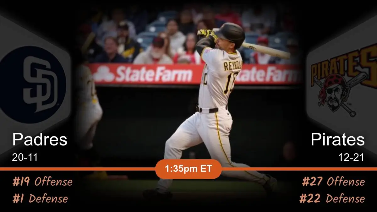 San Diego Padres vs Pittsburgh Pirates Prediction San Diego Padres vs Pittsburgh Pirates Prediction