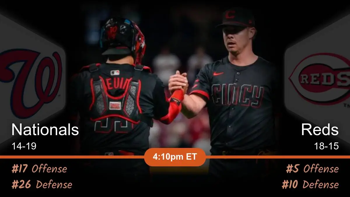 Washington Nationals vs Cincinnati Reds Prediction Washington Nationals vs Cincinnati Reds Prediction