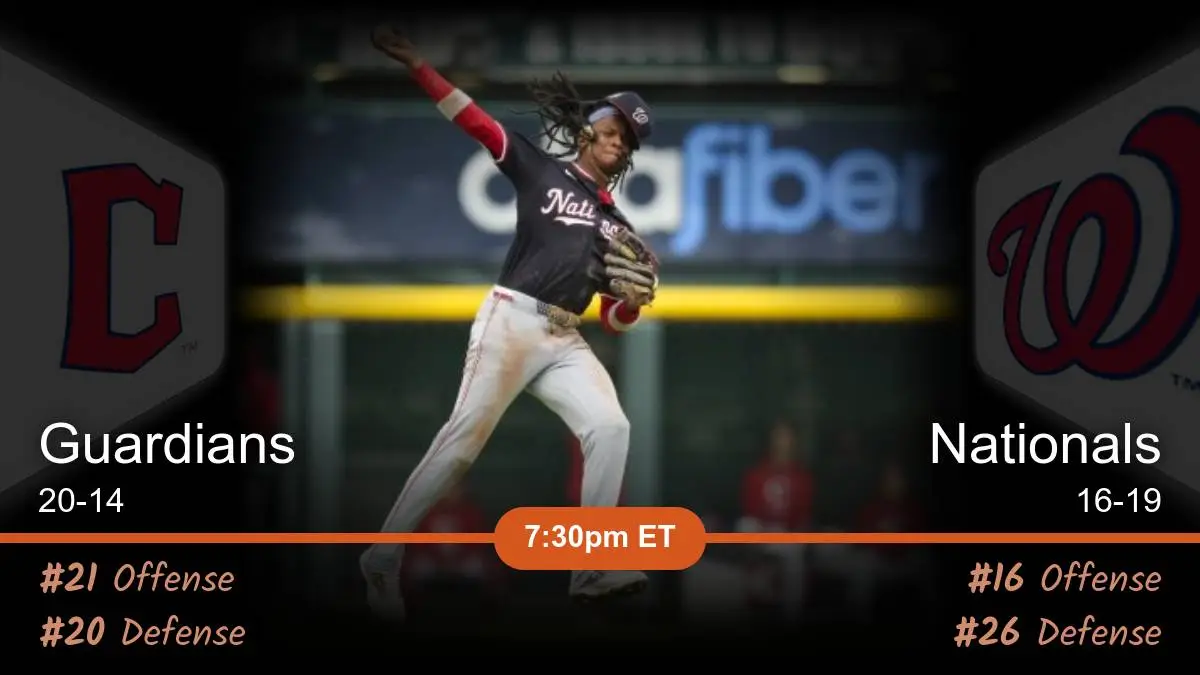 Cleveland Guardians vs Washington Nationals Prediction Cleveland Guardians vs Washington Nationals Prediction