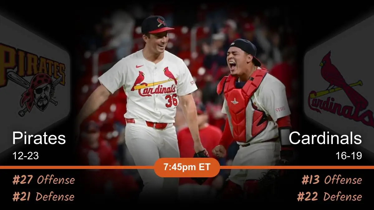 Pittsburgh Pirates vs St. Louis Cardinals Prediction Pittsburgh Pirates vs St. Louis Cardinals Prediction