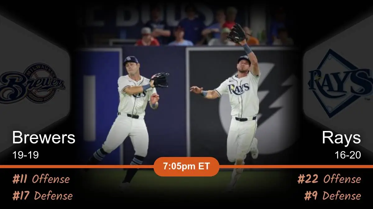 Milwaukee Brewers vs Tampa Bay Rays Prediction Milwaukee Brewers vs Tampa Bay Rays Prediction