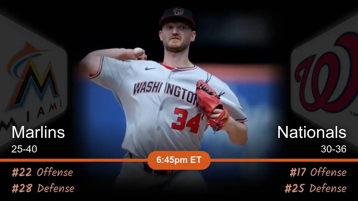 Miami Marlins vs Washington Nationals Prediction Miami Marlins vs Washington Nationals Prediction