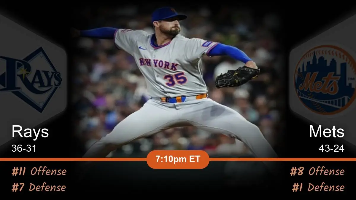 Tampa Bay Rays vs New York Mets Prediction Tampa Bay Rays vs New York Mets Prediction