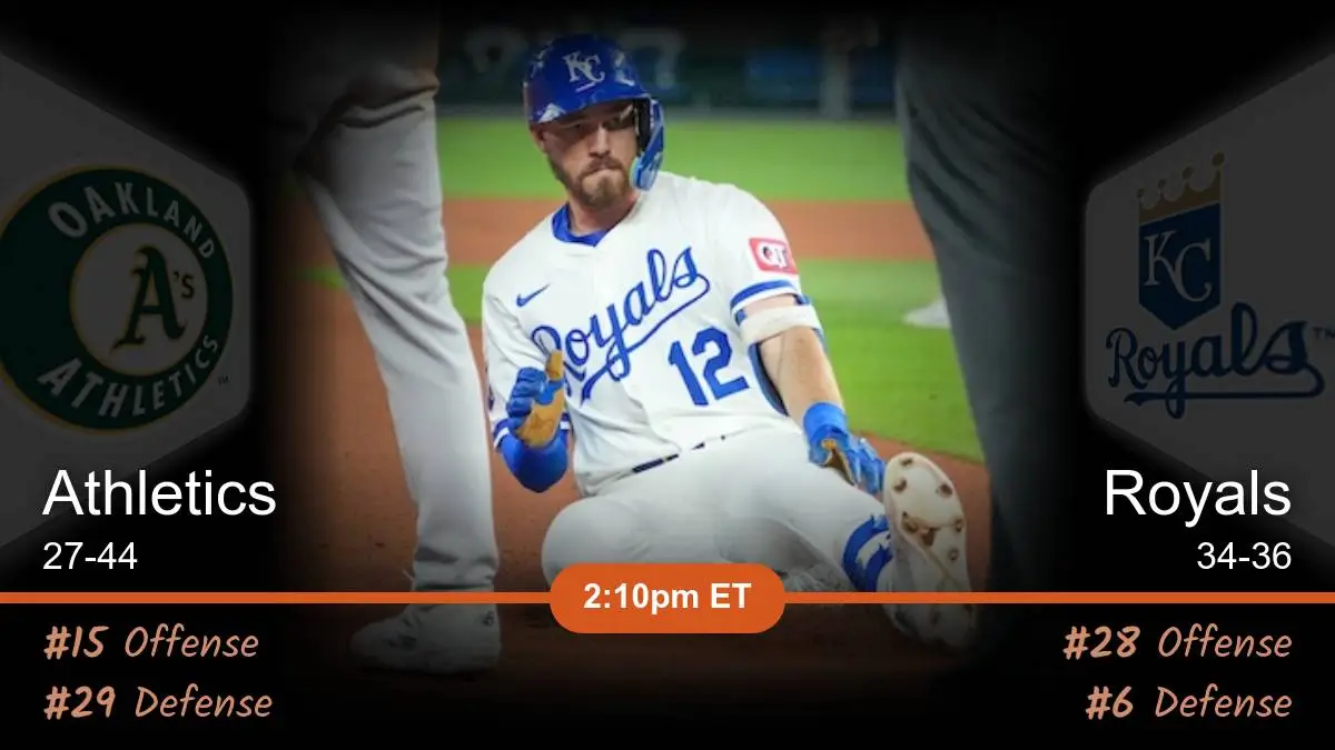 Oakland Athletics vs Kansas City Royals Prediction