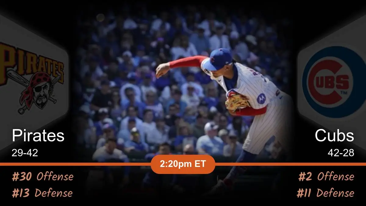 Pittsburgh Pirates vs Chicago Cubs Prediction Pittsburgh Pirates vs Chicago Cubs Prediction
