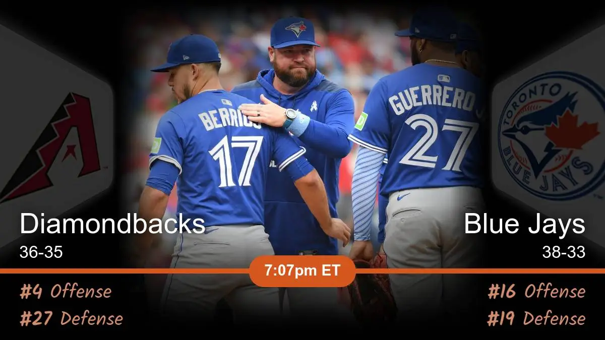 Arizona Diamondbacks vs Toronto Blue Jays Prediction Arizona Diamondbacks vs Toronto Blue Jays Prediction