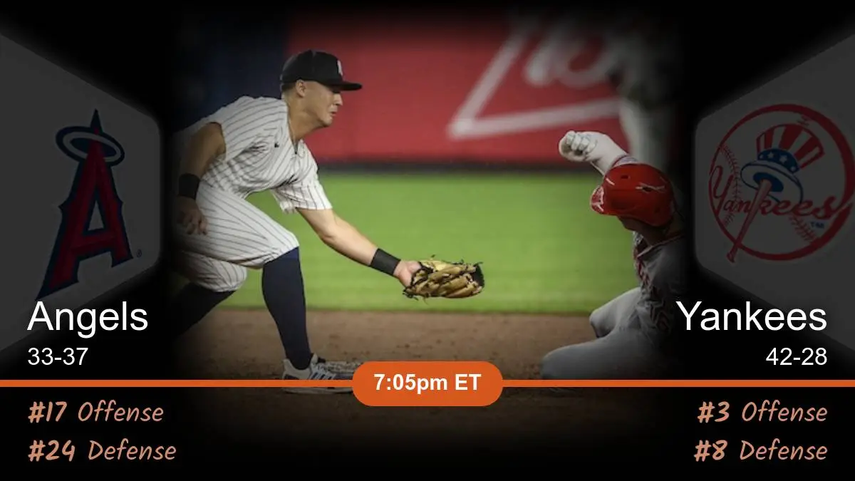 Los Angeles Angels vs New York Yankees Prediction Los Angeles Angels vs New York Yankees Prediction