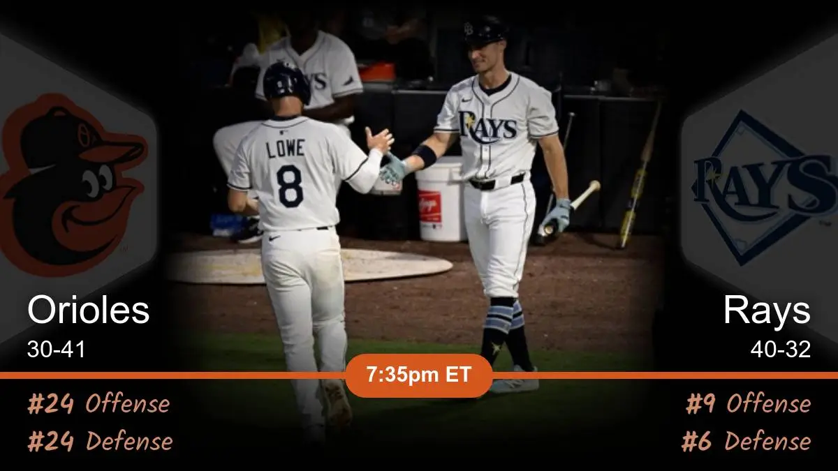 Baltimore Orioles vs Tampa Bay Rays Prediction Baltimore Orioles vs Tampa Bay Rays Prediction