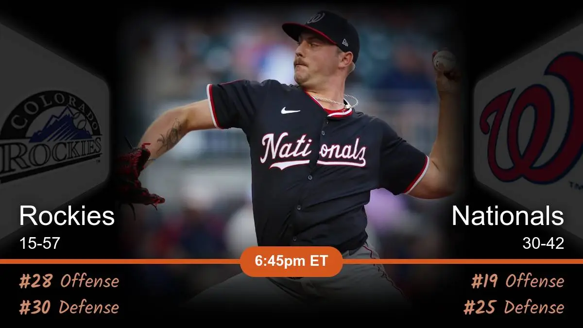Colorado Rockies vs Washington Nationals Prediction Colorado Rockies vs Washington Nationals Prediction