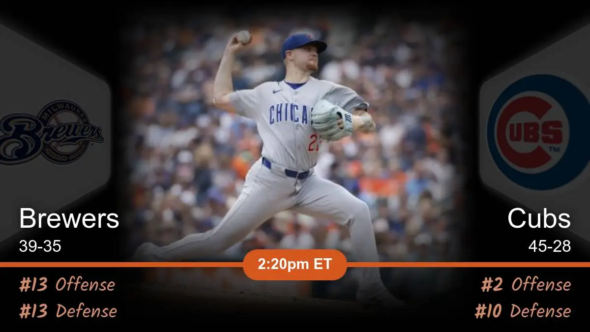 Milwaukee Brewers vs Chicago Cubs Prediction Milwaukee Brewers vs Chicago Cubs Prediction