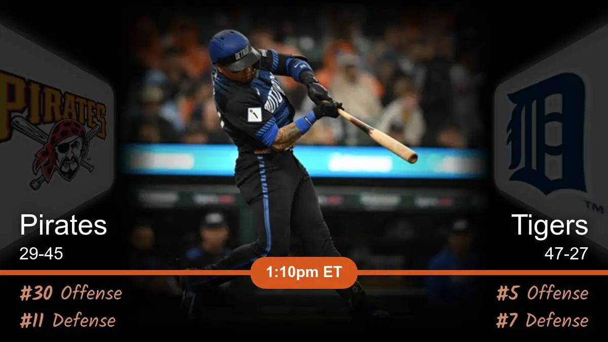 Pittsburgh Pirates vs Detroit Tigers Prediction Pittsburgh Pirates vs Detroit Tigers Prediction