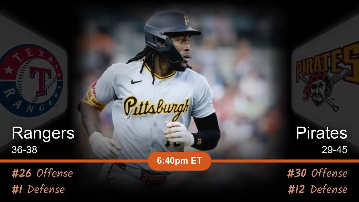 Texas Rangers vs Pittsburgh Pirates Prediction Texas Rangers vs Pittsburgh Pirates Prediction