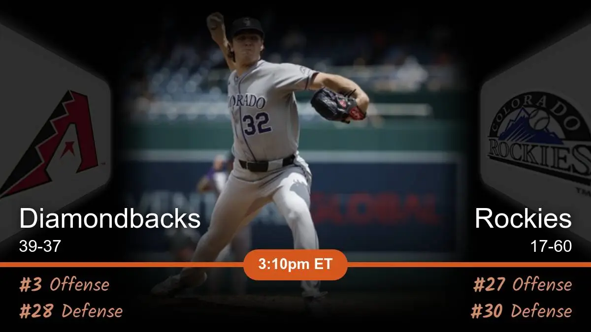 Arizona Diamondbacks vs Colorado Rockies Prediction