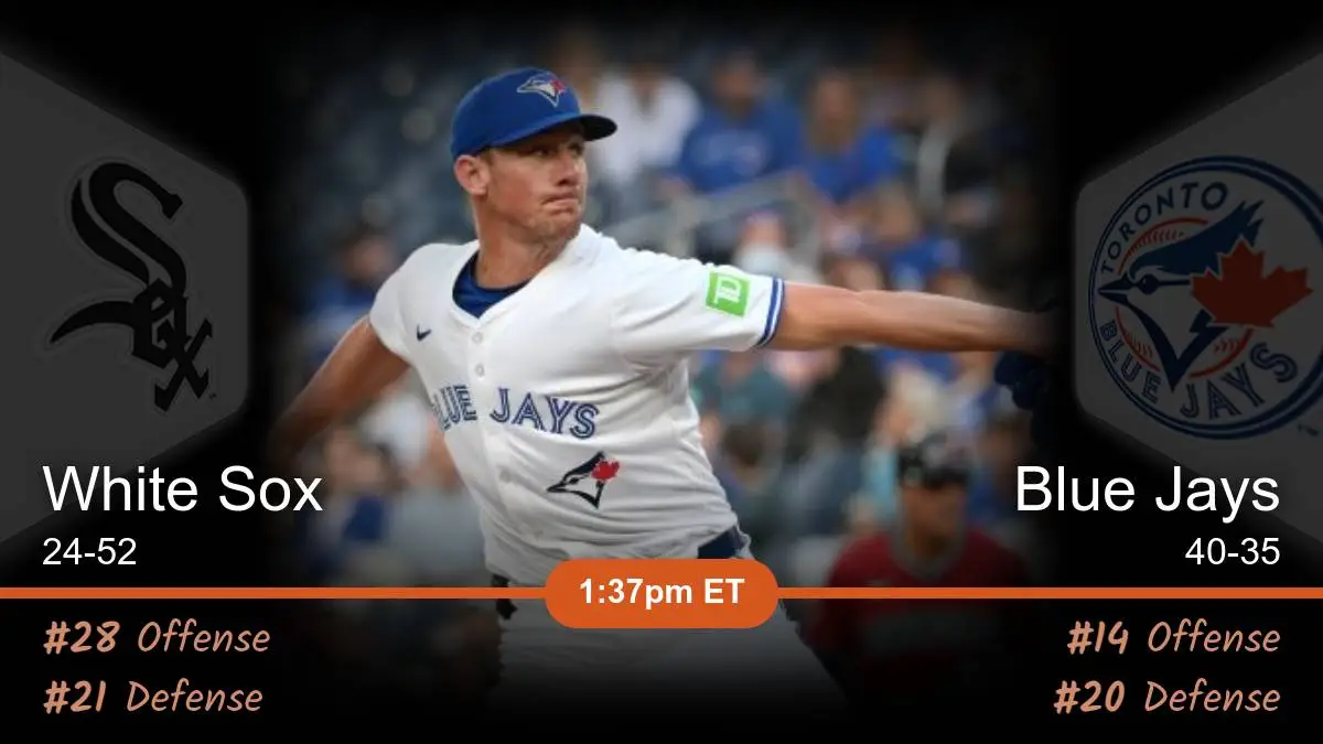 Chicago White Sox vs Toronto Blue Jays Prediction Chicago White Sox vs Toronto Blue Jays Prediction