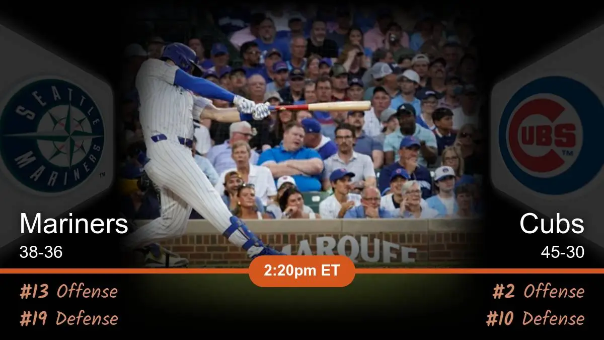 Seattle Mariners vs Chicago Cubs Prediction Seattle Mariners vs Chicago Cubs Prediction