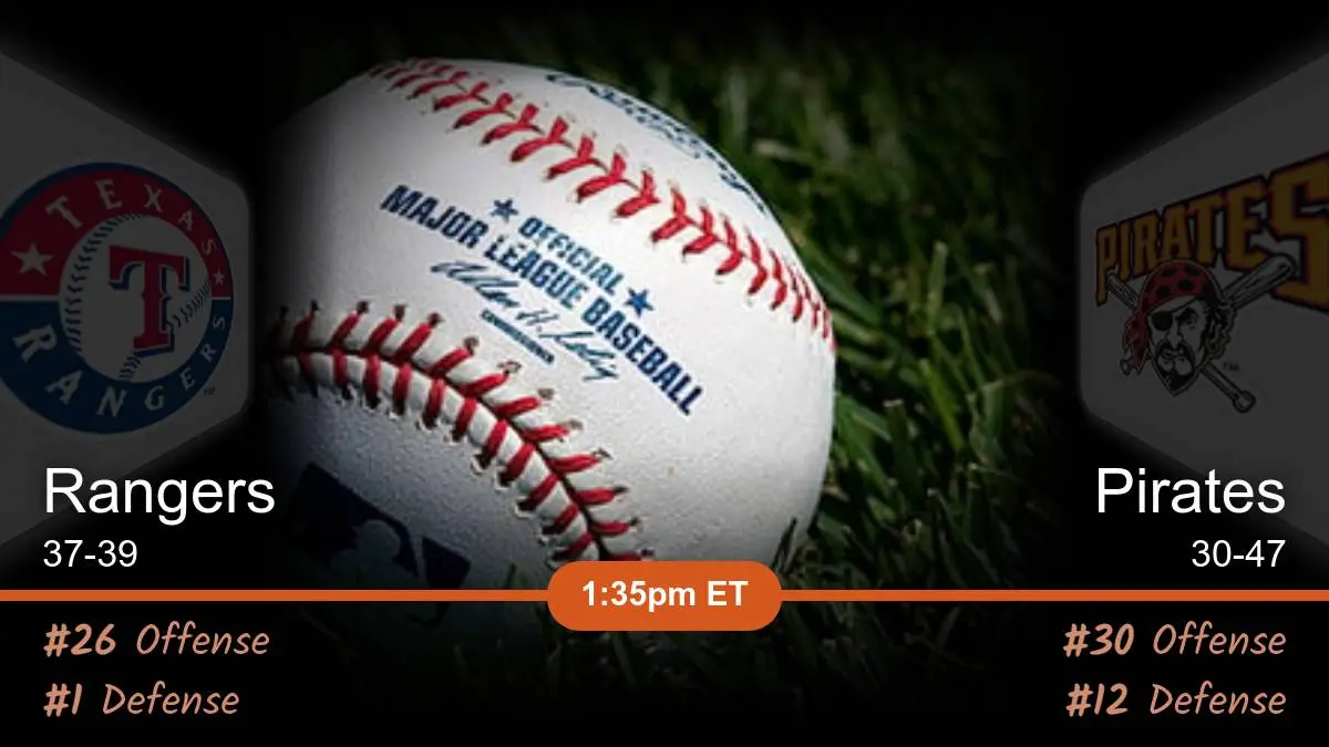 Texas Rangers vs Pittsburgh Pirates Prediction Texas Rangers vs Pittsburgh Pirates Prediction