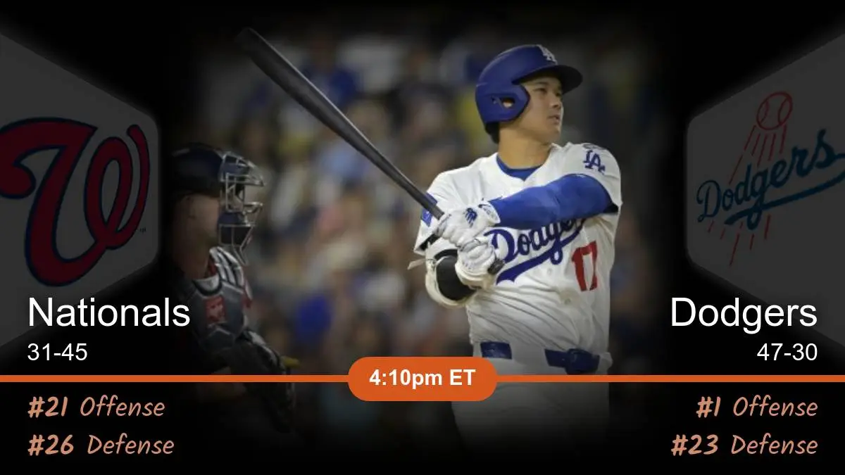 Washington Nationals vs Los Angeles Dodgers Prediction Washington Nationals vs Los Angeles Dodgers Prediction