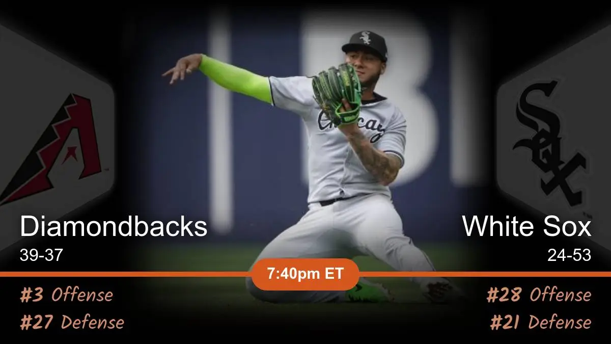 Arizona Diamondbacks vs Chicago White Sox Prediction Arizona Diamondbacks vs Chicago White Sox Prediction