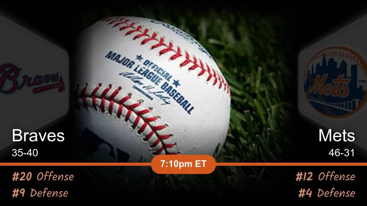 Atlanta Braves vs New York Mets Prediction Atlanta Braves vs New York Mets Prediction