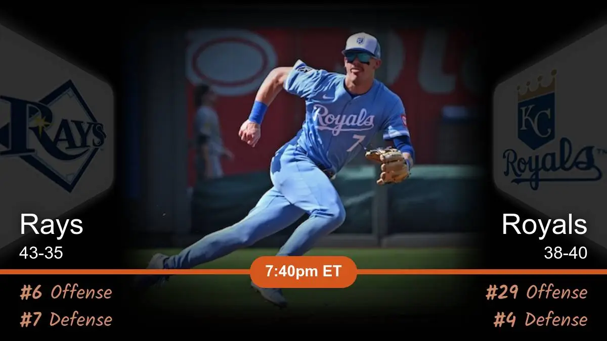 Tampa Bay Rays vs Kansas City Royals Prediction Tampa Bay Rays vs Kansas City Royals Prediction