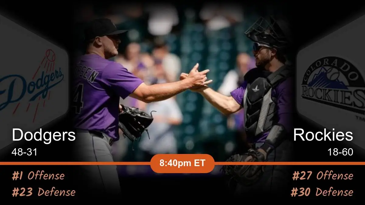 Los Angeles Dodgers vs Colorado Rockies Prediction Los Angeles Dodgers vs Colorado Rockies Prediction
