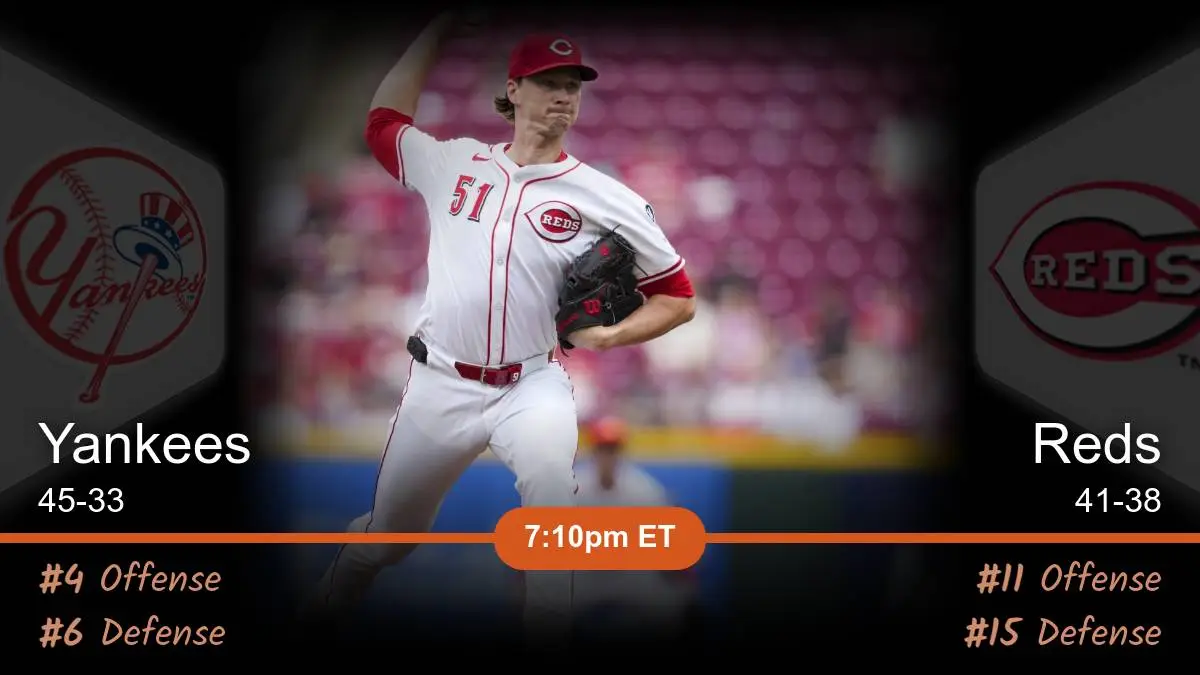 New York Yankees vs Cincinnati Reds Prediction New York Yankees vs Cincinnati Reds Prediction