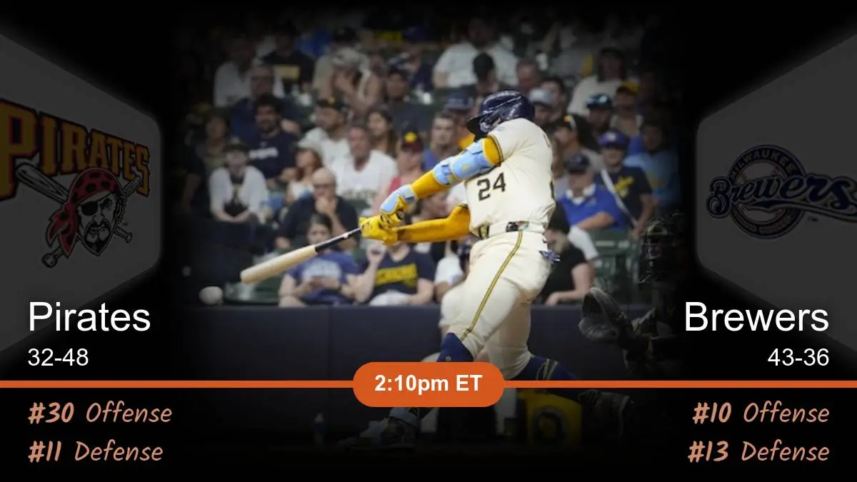 Pittsburgh Pirates vs Milwaukee Brewers Prediction Pittsburgh Pirates vs Milwaukee Brewers Prediction