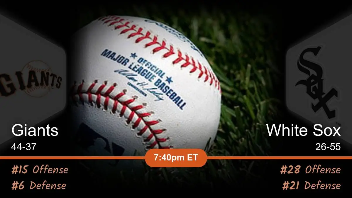 San Francisco Giants vs Chicago White Sox Prediction San Francisco Giants vs Chicago White Sox Prediction