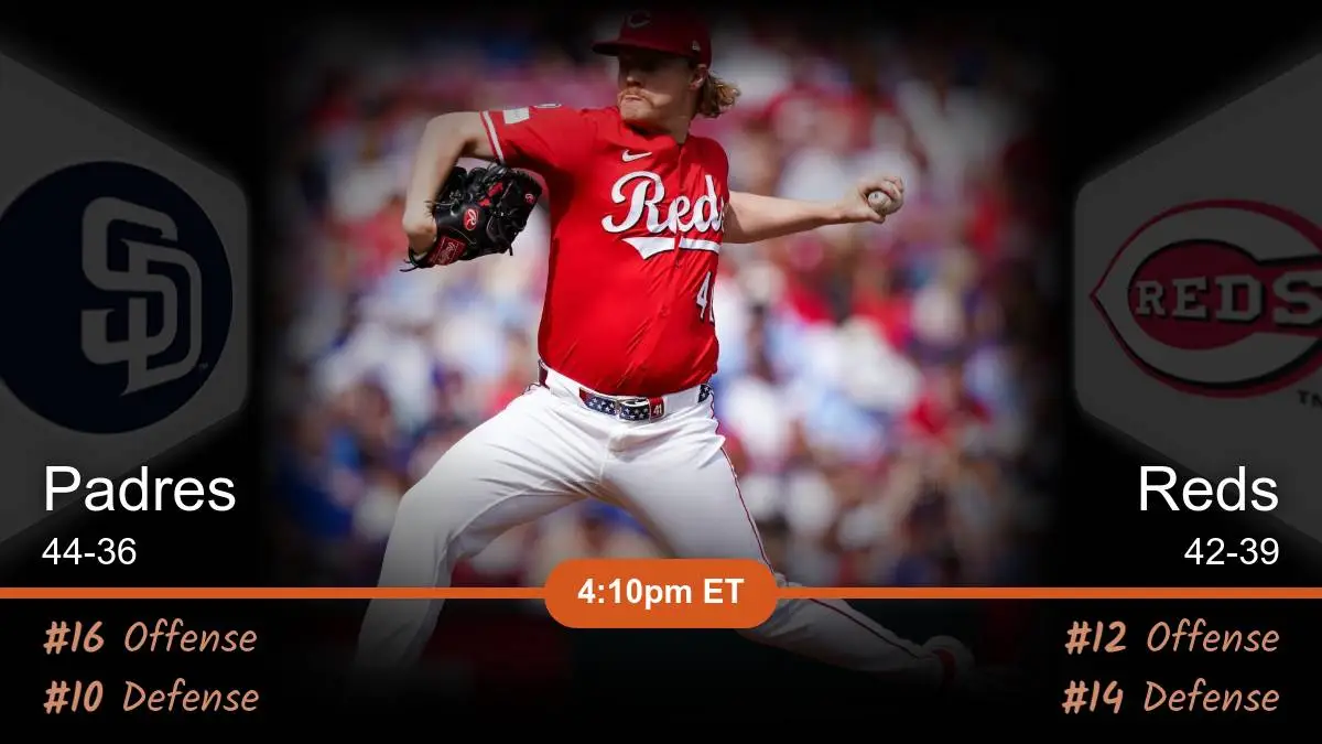 San Diego Padres vs Cincinnati Reds Prediction San Diego Padres vs Cincinnati Reds Prediction