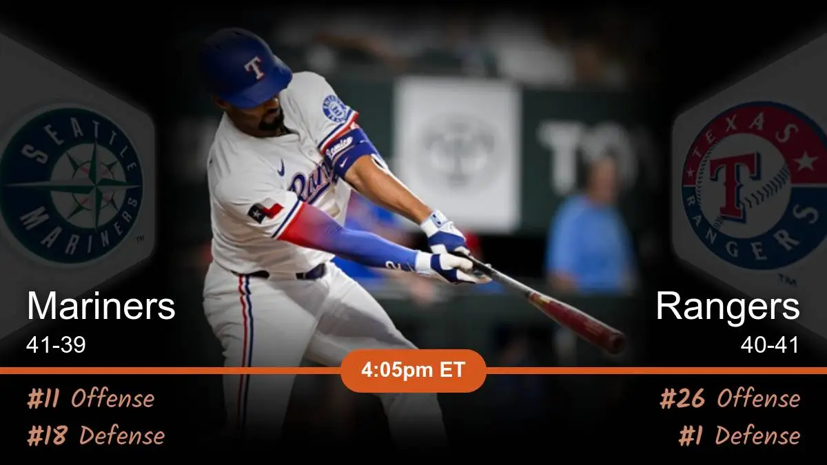 Seattle Mariners vs Texas Rangers Prediction Seattle Mariners vs Texas Rangers Prediction