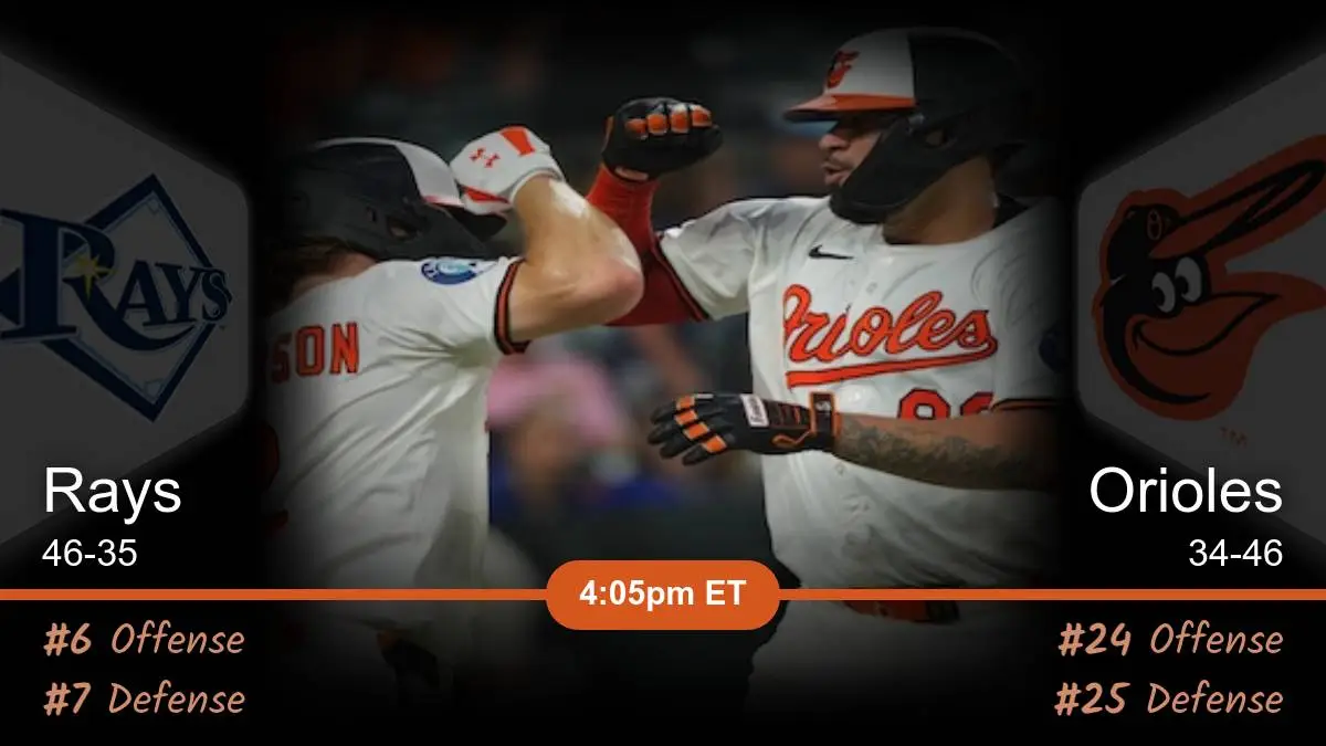 Tampa Bay Rays vs Baltimore Orioles Prediction Tampa Bay Rays vs Baltimore Orioles Prediction
