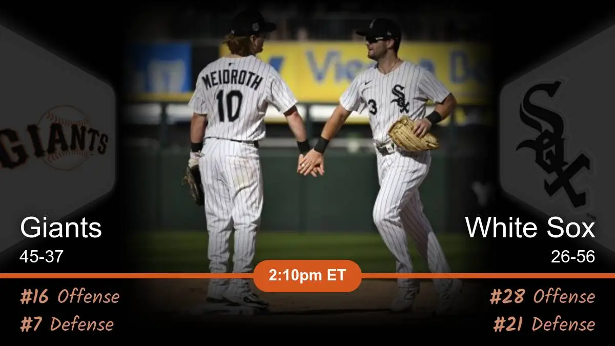 San Francisco Giants vs Chicago White Sox Prediction San Francisco Giants vs Chicago White Sox Prediction